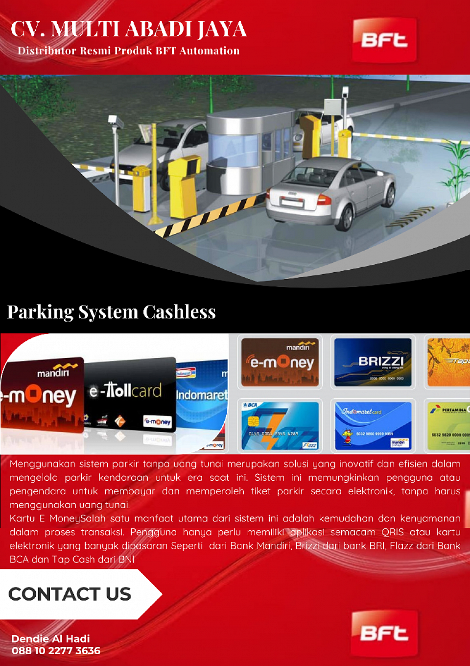PARKING SYSTEM CASHLESS BY MAJ