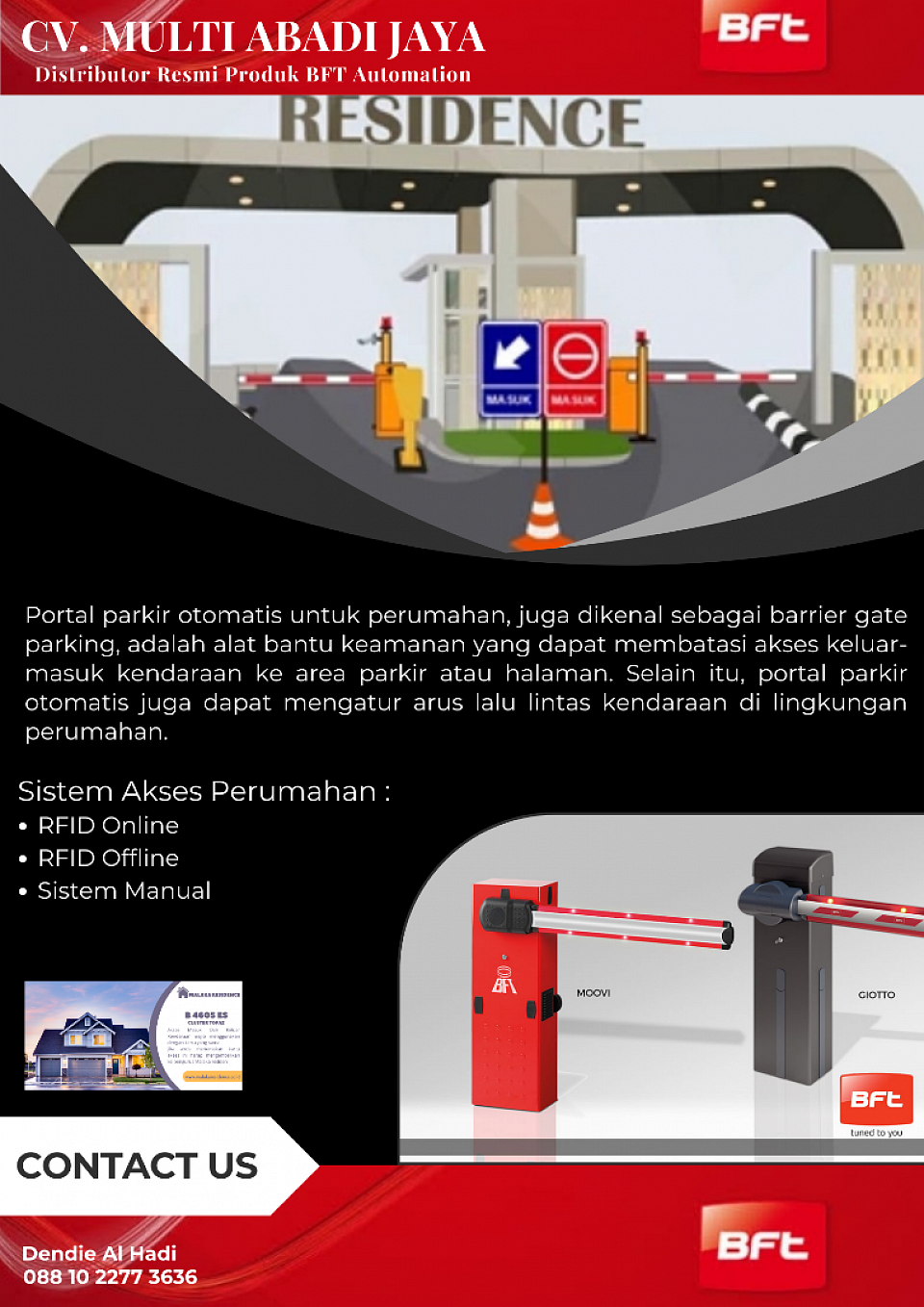 Solusi portal otomatis perumahan